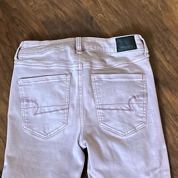 American Eagle Pink High Rise Jegging. - Picture 3 of 5